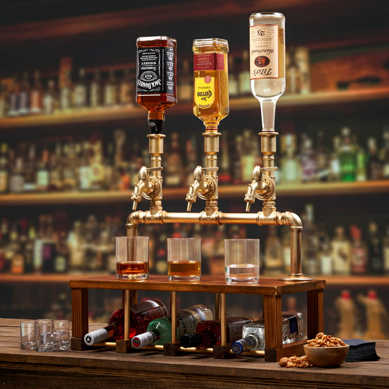 Mini Bar/ Alcohol Dispenser/ Whiskey Wall Mount Bottle Holder