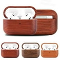 thumbnail image 5 of Walnut Wood Case for AirPods Pro 3, for Airpods pro 3 wooden protective case,Black Walnut Enclosed Wooden Cover with Velvet Lining & Wireless Charging Compatible, 5 of 10