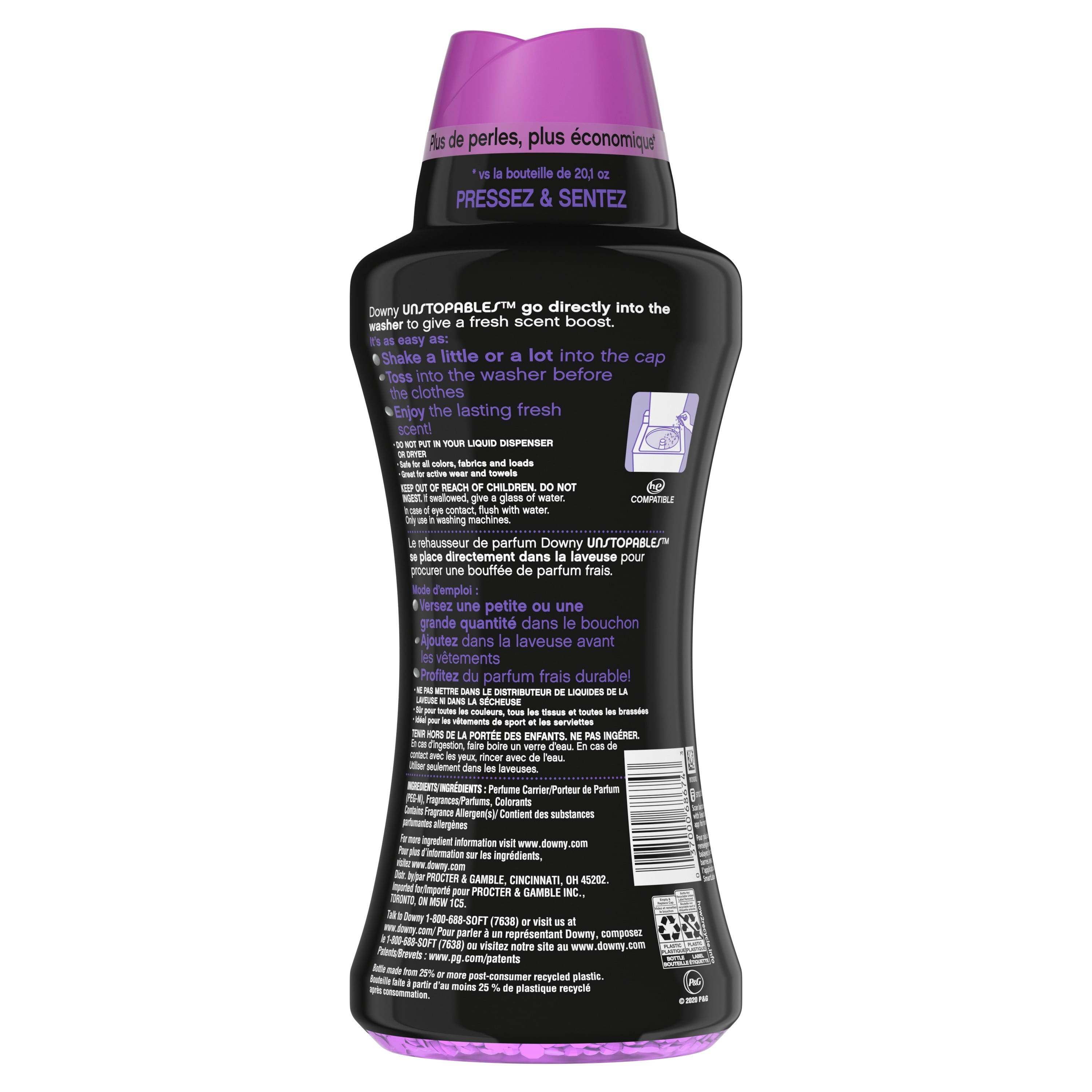 Downy Unstopables Lush, 26.5 oz in-Wash Scent Booster Beads