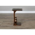 thumbnail image 6 of Sunny Designs Santa Fe 12.5" Traditional Wood Sofa Mate Table in Dark Chocolate, 6 of 6