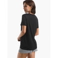 thumbnail image 3 of Womens Short Sleeve Round Neck Shirts Summer Top Fashion Basic Tee, 3 of 6