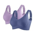 thumbnail image 4 of VISALY Wireless Bras Seamless Bras2Pc Push Up Bras No Underwire Bras Full Support Comfortable Bras Sports Bra Everyday Bras Bralettes Plunge Bra Breathable Bras Soft Bras Plus Size Bras H M, 4 of 4