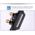 thumbnail image 3 of 9 Inch Adjustable Spokeshave with Flat Base Hand Planer Cutting Edge Metal Blade Wood Working Hand Tool for Wood Craft Spoke Shave Woodworking, 3 of 5