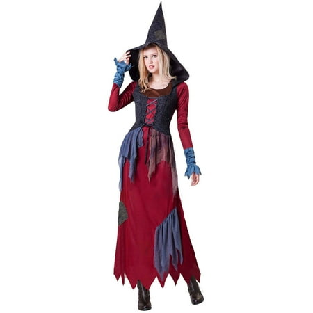 Rag Witch Adult Halloween Costume - Walmart.com