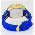 thumbnail image 4 of 50mm Montres Carlo Fashion Silicone Band Clubbing Hip Hop Luxury Men's Watch (Gold/Blue), 4 of 4