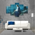 thumbnail image 3 of TISHIRON 5PCS Framed Jesus Canvas Wall Art Set,60"x40" Jesus in Garden Canvas Prints for Living Room, Bedroom, Office Home Wall Decor, 3 of 7