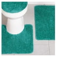 thumbnail image 3 of Stoneberry Home Plush Bath Rug Set, Teal, 5 Count, 3 of 6