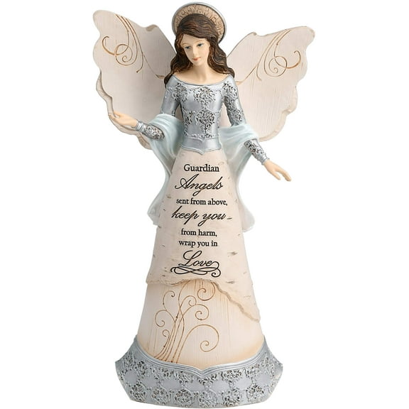 Pavilion Gift Company- Guardian Angel Figurine, 9 Inch