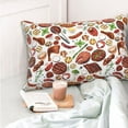 thumbnail image 4 of Salouo Cooking Bbq Pattern Pillow Cases,1PC Pillow Covers with Envelope Closure Decorative Pillow Case for Bed Couch,Pillows Not Included-20"x30", 4 of 6