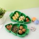 thumbnail image 5 of Seyotauo Christmas Tree Shaped Plates, 8.4 inch Food Reusable Snack Tray, Cookies, Chips, Candy Dip Dessert Plates for Christmas Holiday Party Supplies Decorations Platter, 5 of 6