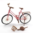 thumbnail image 2 of Adorno de escritorio de bicicleta de plástico de 2 piezas Adorno de bicicleta de escritorio de habitación de adorno adorable, 2 of 5