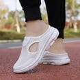 thumbnail image 5 of Daolelai Couple Men and Women Summer Mesh Half-Slippers Casual Shoes Breathable Sandals One-Step -On Closed-Toe Slippers, 5 of 9