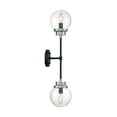thumbnail image 3 of 60/7132 Nuvo Lighting Axis - 2 Light Wall Sconce-Matte Black/Brushed Nickel Finish, 3 of 8