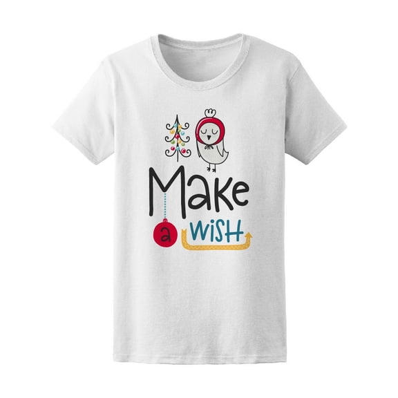 Make A Chritsmas Wish Tee Women's -Image by Shutterstock