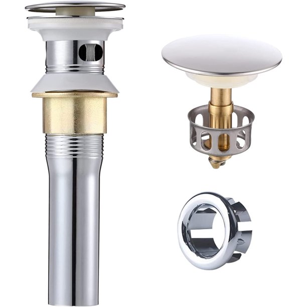 Supermore Pop Up Drain Stopper For Bathroom Sink Kit With Overflow Lavatory Vanity Vessel Filter Anti Clogging Separable Polished Chrome Com - How To Install Bathroom Vessel Sink Drain Stopper Supermore Pop Up Drain Stopper For Bathroom Sink Kit With Overflow Lavatory Vanity Vessel Filter Anti Clogging Separable Polished Chrome Com - How To Install Bathroom Vessel Sink Drain Stopper