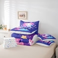 thumbnail image 5 of Manfei 3D Print Axolotl 7-Piece Twin Bedding,Kawaii Ocean Animal Bedding Comforter Set,Colorful Stars Reversible, 5 of 6