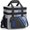 Grey, variant on Maelstrom Lunch Box, 20L Insulated Lunch Bag for Men Women, Expandable Double Deck Leakproof Cooler Bag with 6 Pockets, Reusable Lunch Tote Bag for Work, Picnic