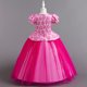 thumbnail image 5 of Girls Vintage Puff Sleeve Dress, With Daisy Floral Print, Perfect For Piano Performance Birthday Party Graduation Dinner Dress, 5 of 5