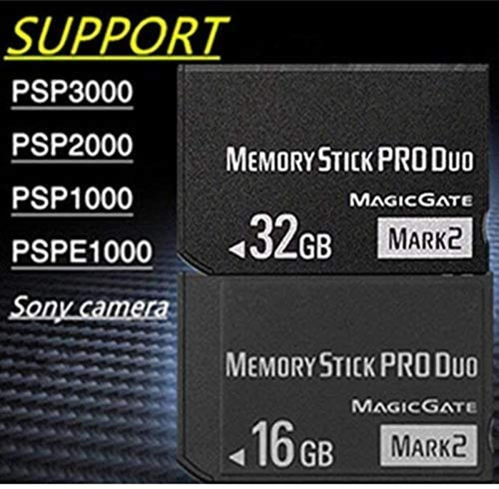 LiJingR Memory Stick Pro Duo Mark2 16GB PSP Flash Memory Card