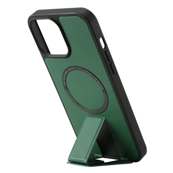 Allytech iPhone 14 Pro Max Case, Compatible with Mag-Safe, Magnetic Wireless Charging, Elegant Vintage Men Women Phone Cover, Non-Slip Grip Protective Bumper 6.7 Inch 5G 2022 - Green