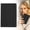 Black, variant on A6 Hardcover Notebook with Pen Loop - Pocket Journal for Daily Notes and Ideas - Small Portable Memo Notepad with Lined Pages for Writing - 1 Notebook - Brown