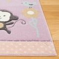 thumbnail image 3 of SAFAVIEH Carousel Kids Taneka Animals at Play Area Rug, Purple, 2'3" x 4', 3 of 10