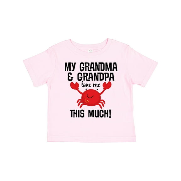 Inktastic Grandma Grandpa Love Me Boys Boys or Girls Toddler T-Shirt