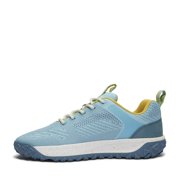 Timberland Womens Hiking Shoes Greenstride Motion 6 Low Lace Up Athletic Shoes Leather Upper Cushioned Midsole Ortholite Footbed Traction Outsole