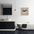 thumbnail image 2 of Stupell Industries Beagle In Tub Bathroom Pet Animals & Insects Painting White Framed Art Print Wall Art, 2 of 7