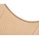 thumbnail image 5 of Dsstyles Almohada para el cuello del automóvil 2 piezas Almohada de viaje de cuero de la pu para el reposacabezas Soporte para el cuello para el asiento del automóvil (beige). Afortunado Sencillez, 5 of 5