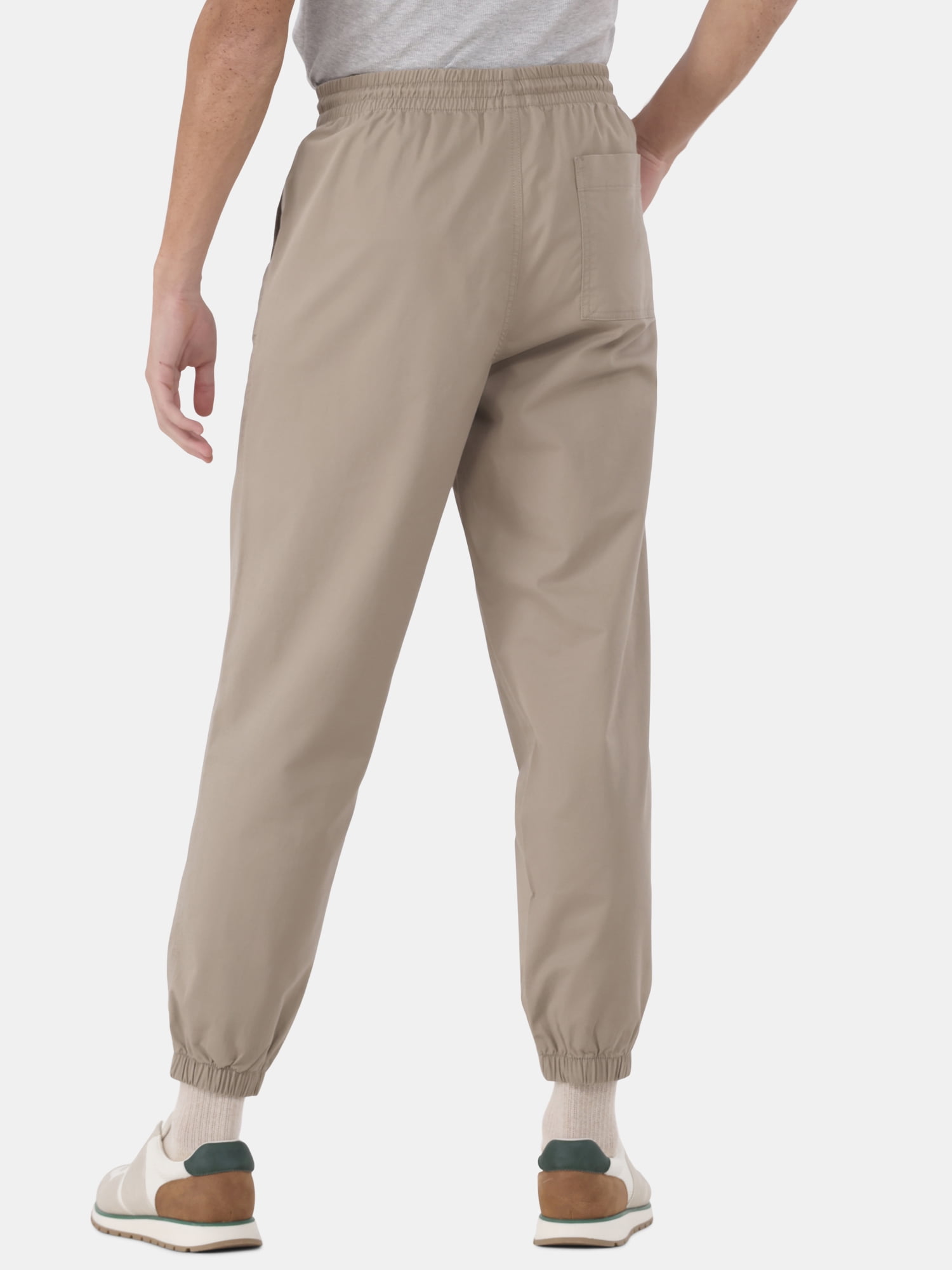 No Boundaries Twill Jogger Pants, Men’s and Big Men’s, Sizes XS-5XL