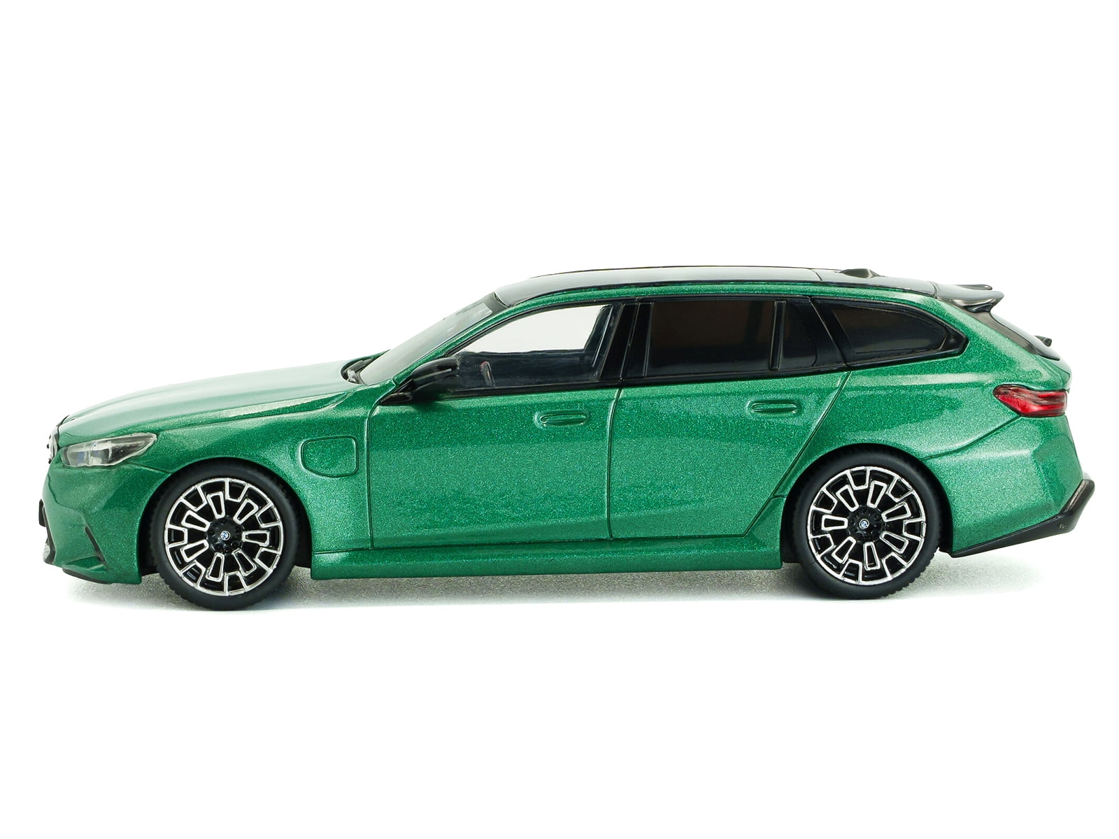 2024 BMW M5 Touring Isle Of Man Green Metallic with Black Top 1/43 Diecast Model Car by Solido