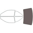 thumbnail image 2 of Rvinyl Window Tint Kit Compatible with Mitsubishi Mirage 1997-2002 (Coupe) - Rear Windshield Precut, 2 of 8