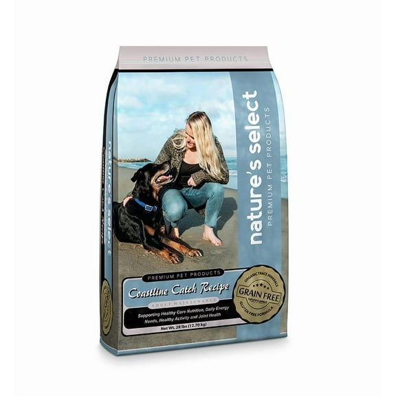 Nature's Select Coastline Catch Recipe - Grain Free Fish, Dry Dog Food for Adults