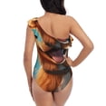 thumbnail image 5 of Goofa Blue Sky Cute Dog Pattern Women's One Piece Swimsuits Tummy Control Bathing Suits Asymmetric One Shoulder Swimwear-Large, 5 of 6