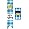 Beistle Oktoberfest Tablecover with Beistle Jointed Oktoberfest Pull-Down Cutout