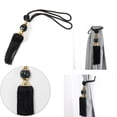 thumbnail image 4 of Uxcell 26.8'' Decorative Curtain Tieback Braid Rope Tassels Holder Polyester Black 2pcs, 4 of 7