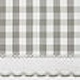 thumbnail image 5 of Achim Buffalo Check Kitchen Curtains, Set of 2 Tiers, 58 x 36, Gray, 5 of 5