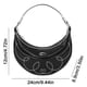 thumbnail image 4 of Bolso Mujer Crescent Bolso Cuero PU Crescent para Compras Diarias (negro), 4 of 9
