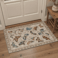 thumbnail image 6 of KUETH 9X12 Butterfly Area Rugs for Living Room, Non Slip Machine Washable Vintage Persian Rug, Low Pile Print Rug for Bedroom Dining Room Home Office, 6 of 6