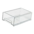 thumbnail image 2 of GROWTH TANK Desk Organizer with Drawer Multifunctional Dustproof Makeup Holder Organiser Medium Clear, 2 of 9