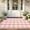 Pink, variant on Checkerboard Rug,Porch Rug,Checkered Rug,Plaid Outdoor Rugs,Soft Machine Washable Cotton Woven Welcome Mat Area Rugs for Home Decor, Bedroom(Black 31.5*20IN)