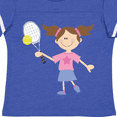 thumbnail image 4 of Inktastic Tennis Girl Girls Toddler T-Shirt, 4 of 5