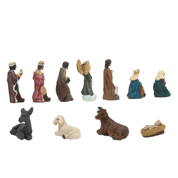 Nativity Sets, Christmas Resin Nativity Sets Odorless Multi Purpose Vivid Lifelike for Holiday