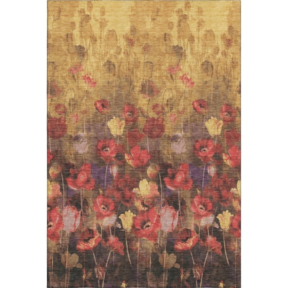 Dalyn Rugs Premium Machine Washable Mayfield AMF992 Gold 2'6" x 3'10" Rug