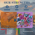 thumbnail image 7 of 1 Pcs License Plate Covers & Frames, Colorful Sugar Skull with Butterflies and Roses For Decorative Front, Aluminum License Plate Covers & Frames Cover For Men Women, 12" X 6", 7 of 7