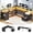 Black, variant on SEDETA L Shaped Desk with 6 Drawer, 108" Home Office Desk with File Drawer & Power Outlet, Corner Computer Desk with Monitor Shelf, Two Person Desk, Gaming Desk with Led Lights, Rustic Brown