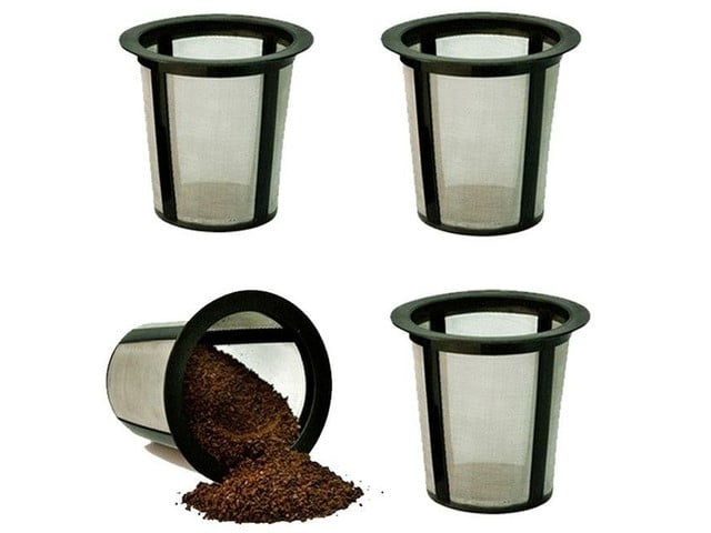 Medelco Keurig K-Cup Brewers Single Serve Coffee Filter Replacement, 4 Ct by One All