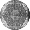 thumbnail image 1 of Ahgly Company Indoor Round Medallion Gray Traditional Area Rugs, 7' Round, 1 of 1