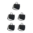 thumbnail image 2 of Style With Trendy And Spacious Tote Bag Fashionable And Versatile Messenger Bag black 5Set, 2 of 6